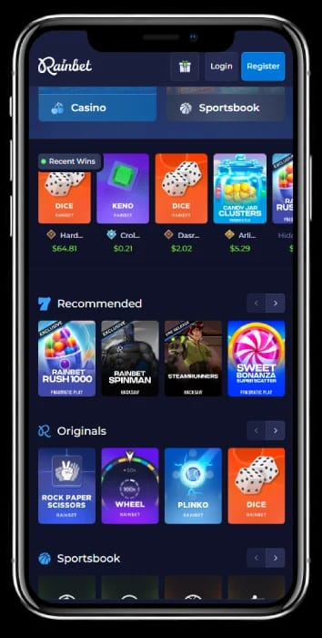 Gambling review site - Rain Bet
